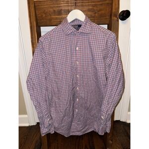 Polo Ralph‎ Lauren Regent Classic Fit Plaid Button Down Shirt Men's Size M